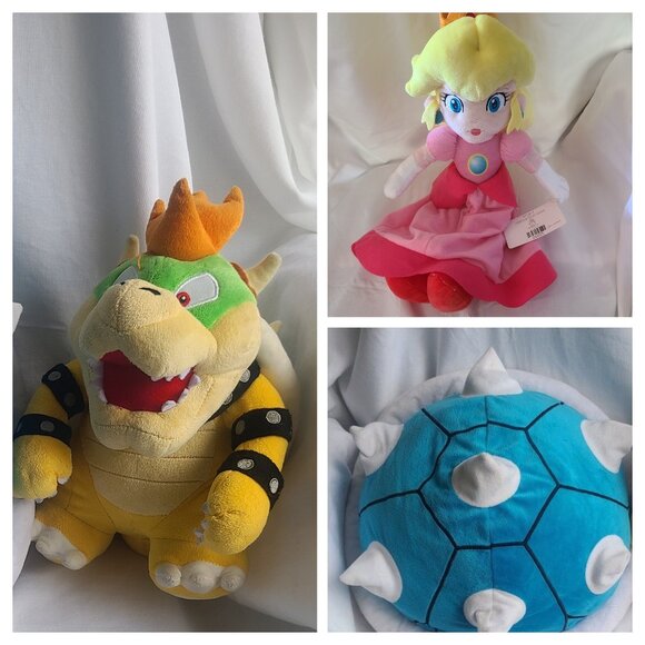 LOT Super Mario XL Plush Items - Picture 1 of 14